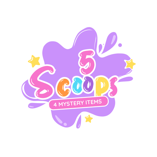 5 SCOOPS + 4 MYSTERY ITEMS